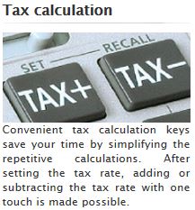 Canon TX-1210HI-III 12-Digit Calculator Tax Calculation